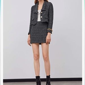 Twead two piece skirt and jacket